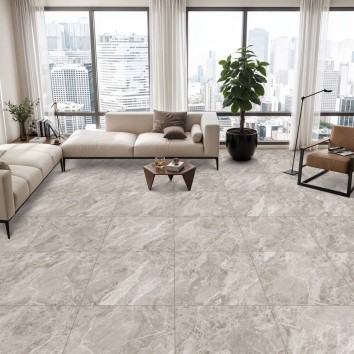 Керамограніт Ceramica Deseo 190 LARA GRIS 60х60 см