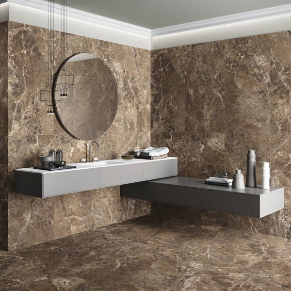 Керамограніт APE Imperial Brown Honed Rect 60x120 см