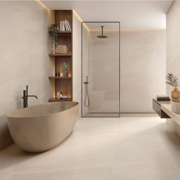 Керамограніт Ceramica Deseo Victorian Stone Cream Aged Rect 100x100 см