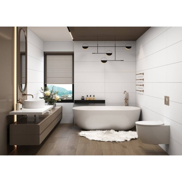 Личкувальна плитка CK9108 NONA BLANCO 30х90 см