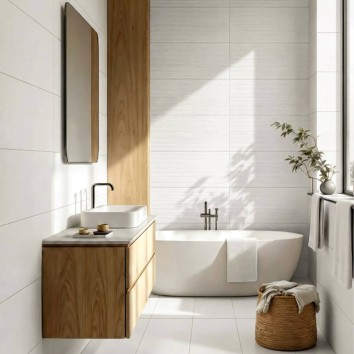 Личкувальна плитка CK9108 NONA BLANCO 30х90 см