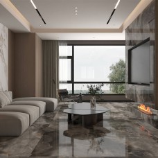 Керамограніт Almera Ceramica-2 MS715L56 Brown Onyx 75х150 см