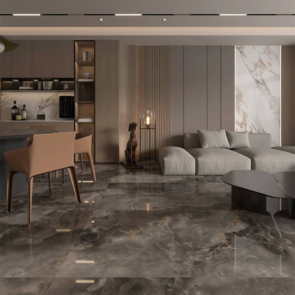 Керамограніт Almera Ceramica-2 MS715L56 Brown Onyx 75х150 см