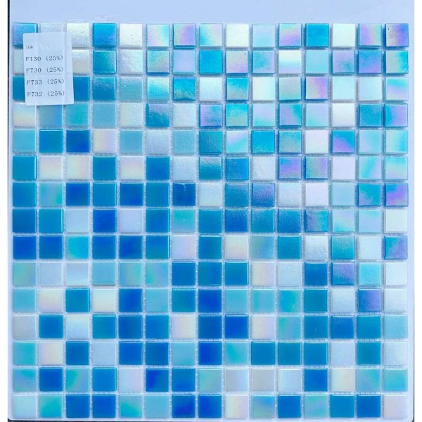 Мозаїка Mozaico de Lux V-MOS F731 AURA BLUE 32,7х32,7 см