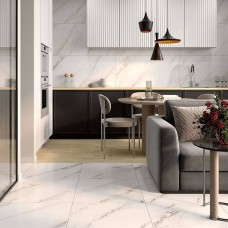 Керамограніт Cersanit Riviera White Satin Rect 59,8x59,8 см