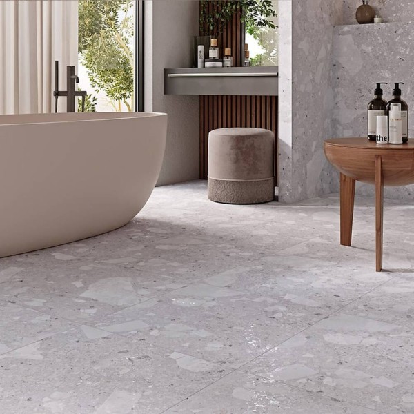 Керамограніт Cersanit Genesis Light Grey Matt Rect 59,8x119,8 см