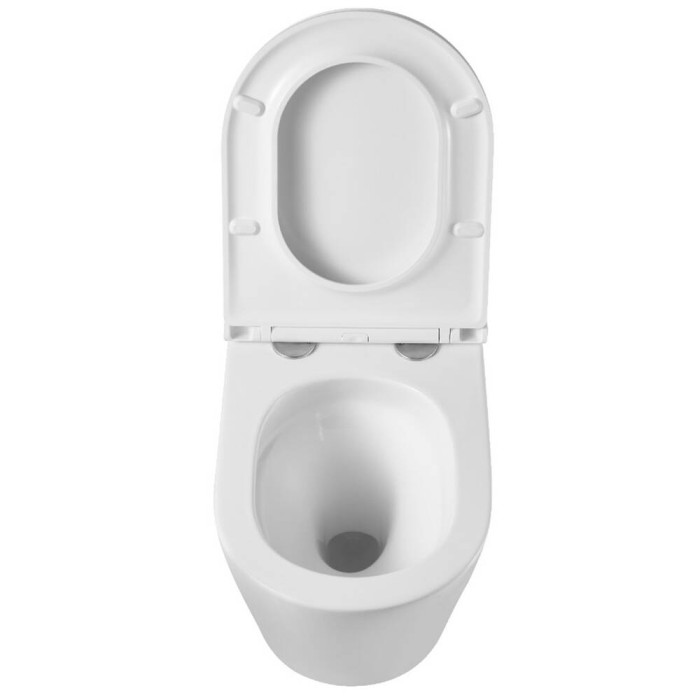 Унітаз підвісний Devit Calma DCA0530111W з кришкою soft-close, білий глянець
