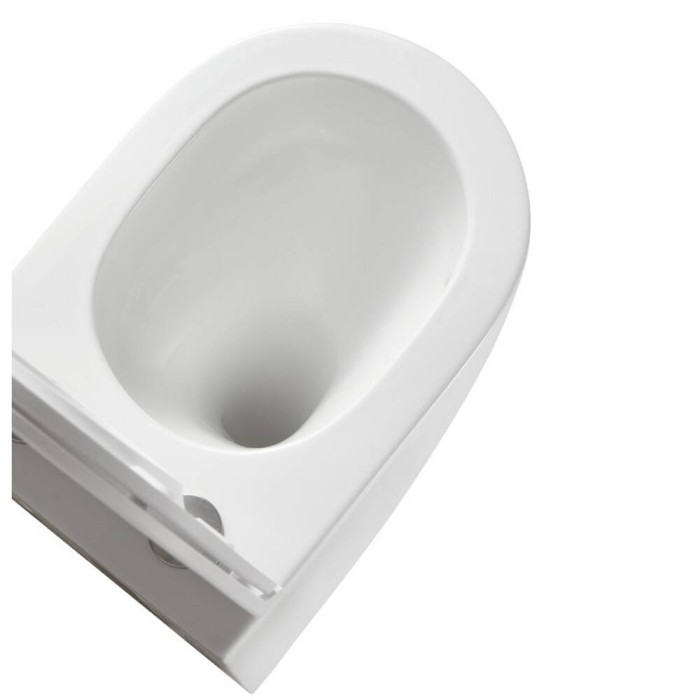 Унітаз підвісний Devit Calma DCA0530111W з кришкою soft-close, білий глянець