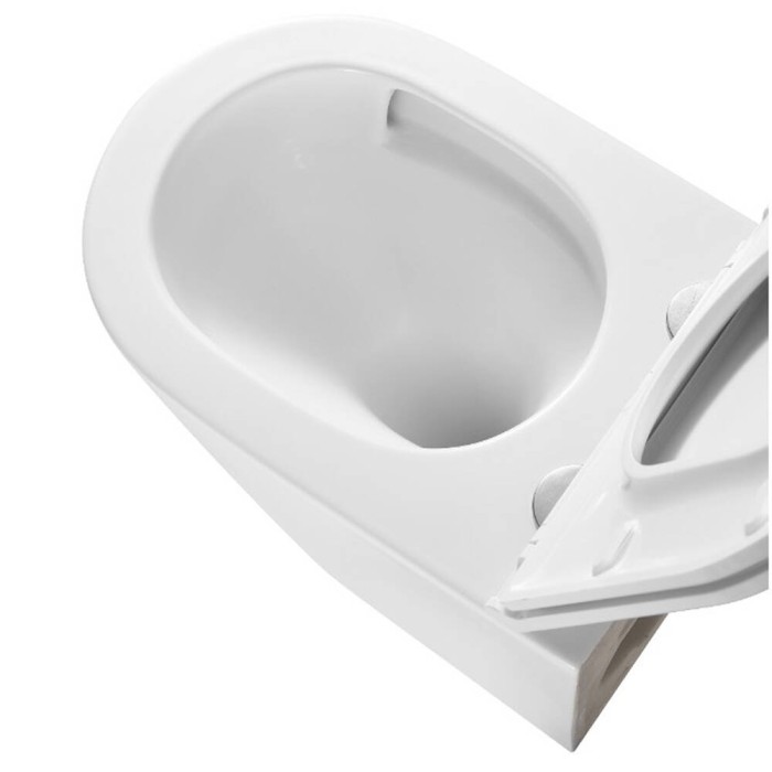 Унітаз підвісний Devit Calma DCA0530111W з кришкою soft-close, білий глянець