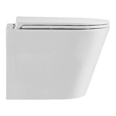 Унітаз підвісний Devit Calma DCA0530111W з кришкою soft-close, білий глянець