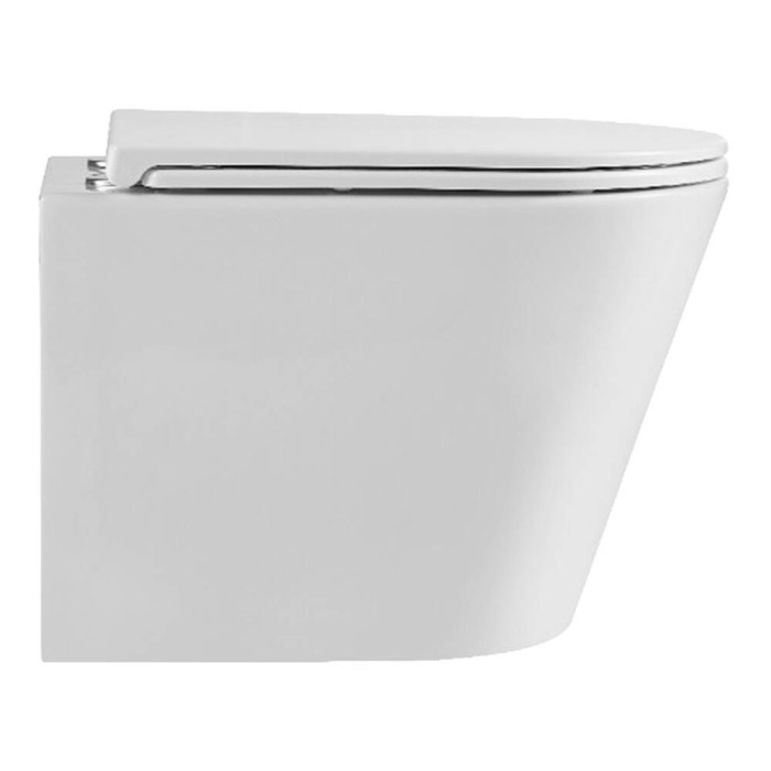 Унітаз підвісний Devit Calma DCA0530111W з кришкою soft-close, білий глянець