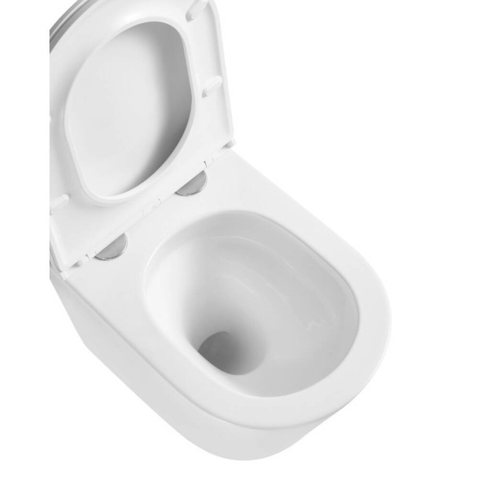 Унітаз підвісний Devit Calma DCA0530111W з кришкою soft-close, білий глянець