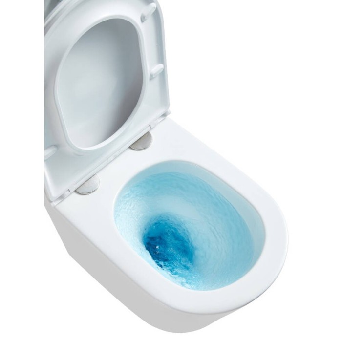 Унітаз підвісний Devit Calma DCA0530111W з кришкою soft-close, білий глянець