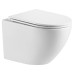 Унітаз підвісний Devit Flow DFL0460111W 490х365х370mm з кришкою soft-close, білий глянець