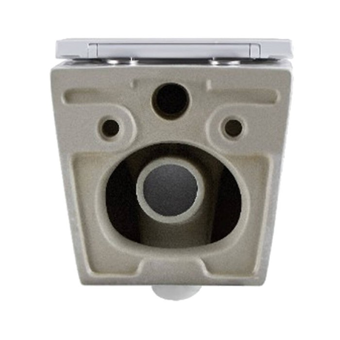 Унітаз підвісний Devit Flow DFL0460111W 490х365х370mm з кришкою soft-close, білий глянець