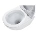 Унітаз підвісний Devit Flow DFL0460111W 490х365х370mm з кришкою soft-close, білий глянець