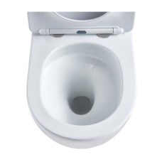 Унітаз підвісний Devit Flow DFL0460111W 490х365х370mm з кришкою soft-close, білий глянець