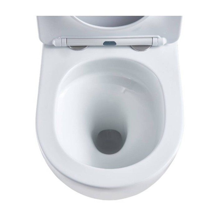 Унітаз підвісний Devit Flow DFL0460111W 490х365х370mm з кришкою soft-close, білий глянець
