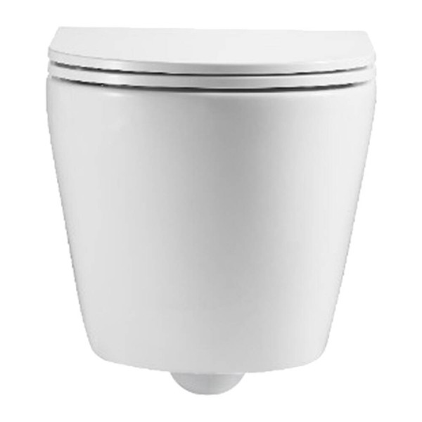Унітаз підвісний Devit Flow DFL0460111W 490х365х370mm з кришкою soft-close, білий глянець