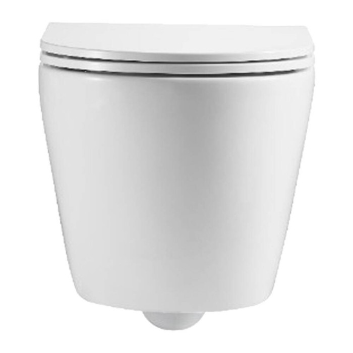 Унітаз підвісний Devit Flow DFL0460111W 490х365х370mm з кришкою soft-close, білий глянець