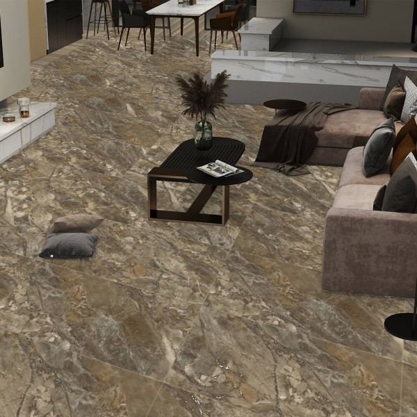 Керамограніт Almera Ceramica-2 THERMAL COFFEE 60х120 см