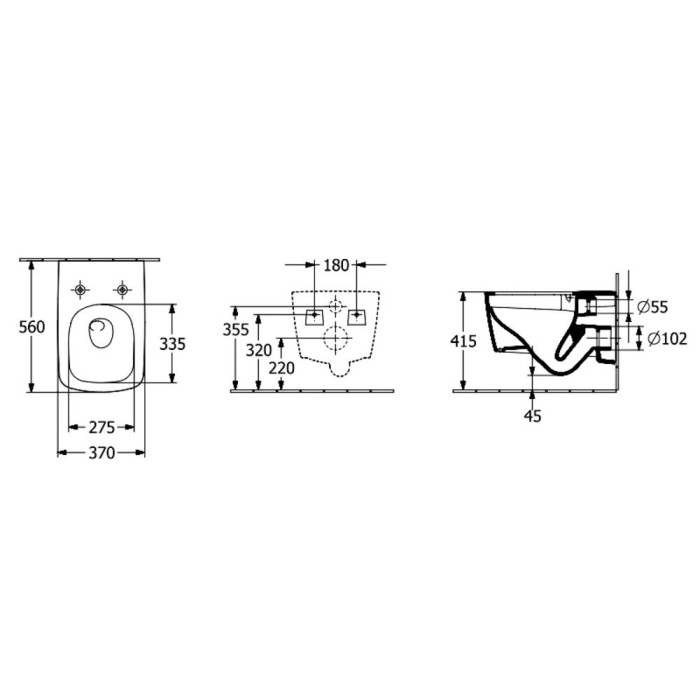 Унітаз підвісний Villeroy&Boch Subway 3.0 4610TL01 з кришкою Soft Close білий глянець