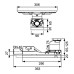 Сифон низький TECE Drainway DN 40 693020 горизонтальний