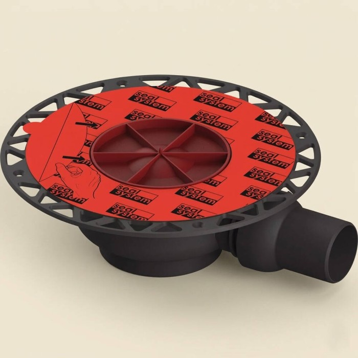 Душовий трап TECE TECEdrainpoint S 3601404 DN 50 екстра-плоский, з універсальним фланцем Seal System, одновихідний