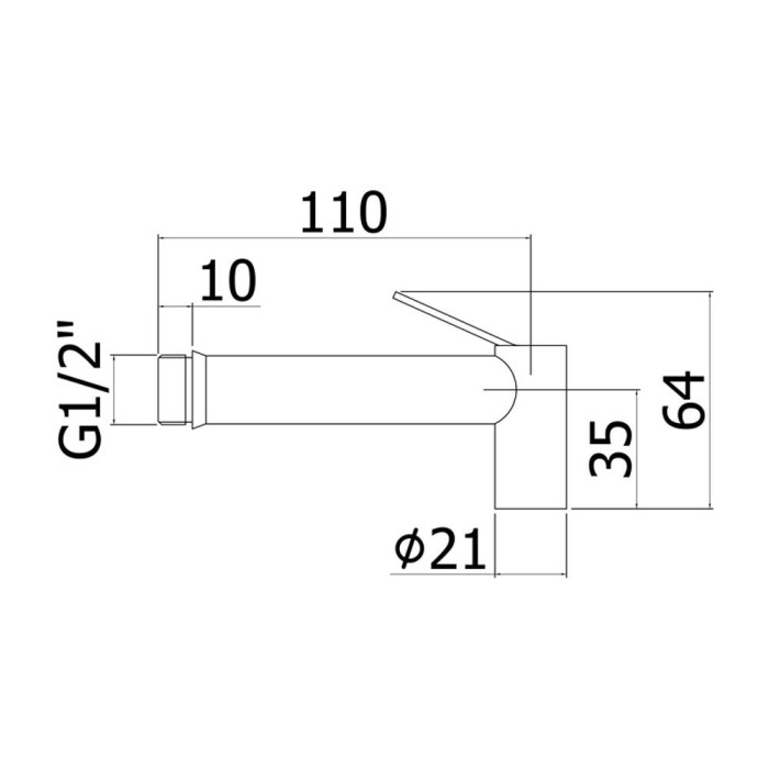 Гігієнічний душ Paffoni Tweet Lock ZDUP128CR хром