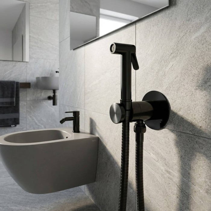 Гігієнічний душ Paffoni Tweet Lock ZDUP128NO чорний