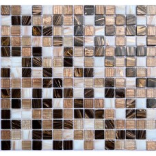 Мозаїка MOZAICA DE LUX V-MOS FE070 LUMINIS BROWN 32,7х32,7 см