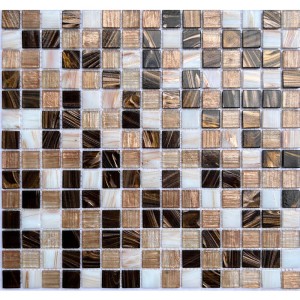 Мозаїка MOZAICA DE LUX V-MOS FE070 LUMINIS BROWN 32,7х32,7 см