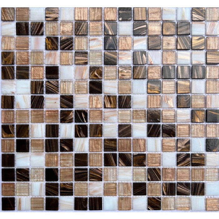 Мозаїка MOZAICA DE LUX V-MOS FE070 LUMINIS BROWN 32,7х32,7 см