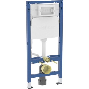 Інсталяція для підвісного унітаза Geberit Duofix 111.153.00.3 зі змивним бачком Delta 12 см