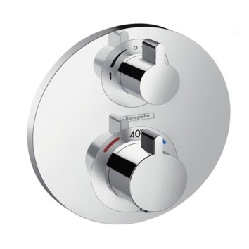 Змішувач прихованого монтажу для душу Hansgrohe Ecostat S 15758000 з термостатом