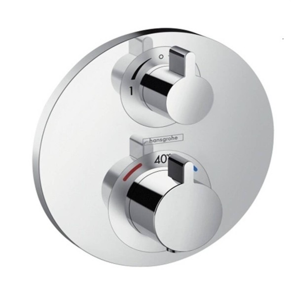 Змішувач прихованого монтажу для душу Hansgrohe Ecostat S 15758000 з термостатом