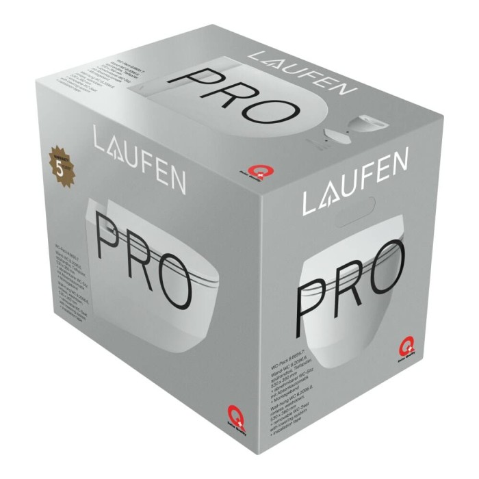 Унітаз підвісний Laufen Pro new H8669570000001 Rimless із сидінням Soft Close