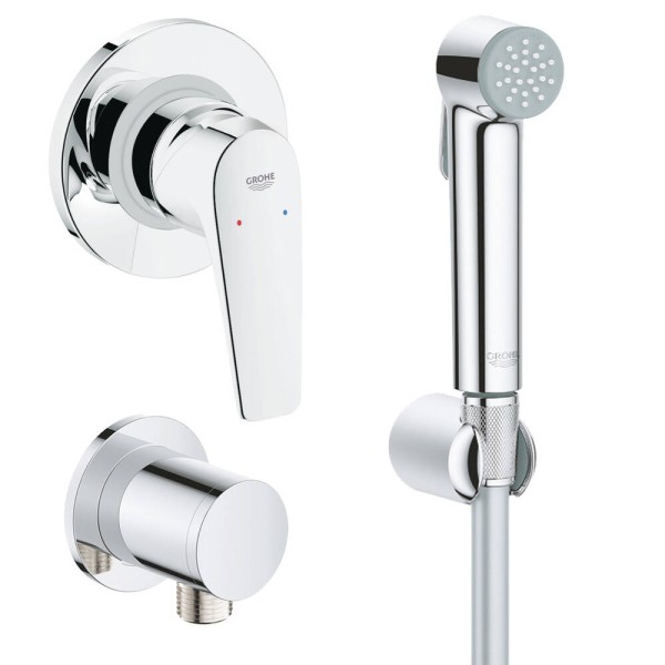 Гігієнічний душ Grohe Bau Flow UA12164501 зі змішувачем