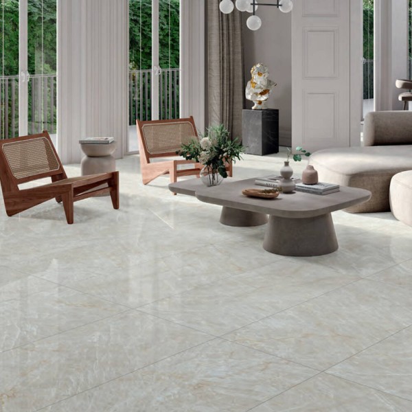 Керамограніт Alaplana Taj Mahal Cream Pulido Rect. 60х120 см