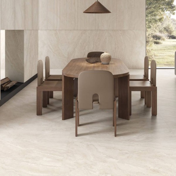 Керамограніт Emil Ceramica Dual Travertine Enpw Poro Apperto White 60х120 см
