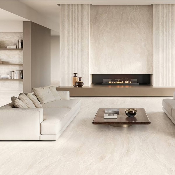 Керамограніт Emil Ceramica Dual Travertine Enpw Poro Apperto White 60х120 см
