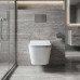 Унітаз підвісний Devit Linea DLI30401111W безобідковий з кришкою soft-close та Vortex Flush, білий