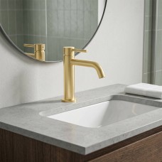 Змішувач для раковини Devit Flow 550534BG brushed gold