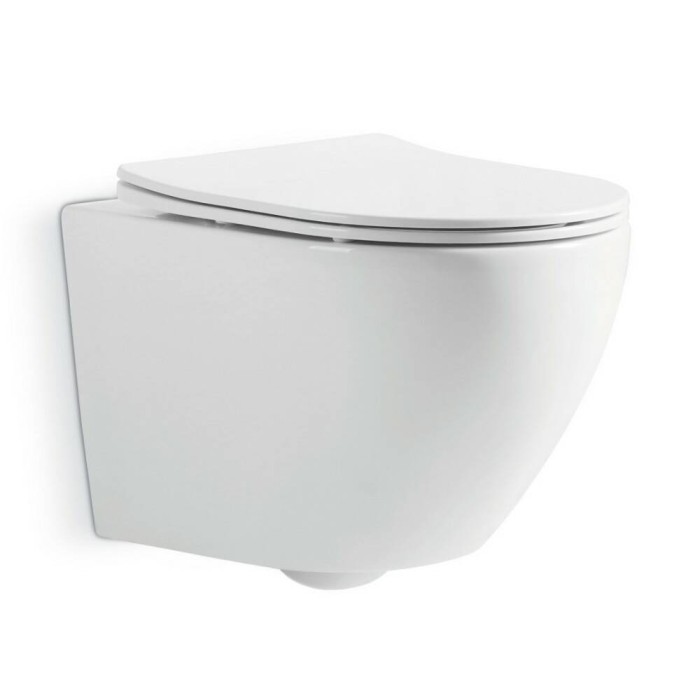 Унітаз підвісний Devit Universal DUN30201111W безобідковий з кришкою soft-close та Vortex Flush, білий