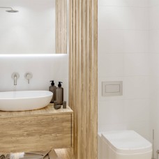 Плитка Golden Tile Mono Біла М50051 30x60 см