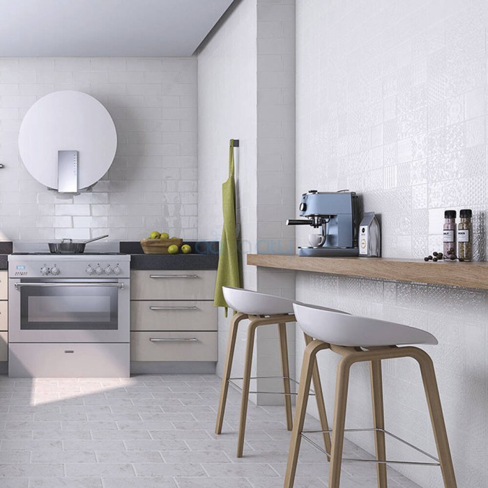 Плитка Monopole Ceramica Blanco Brillo Bis 10x30 см Плитка Monopole Ceramica Blanco Brillo Bis 10x30 см