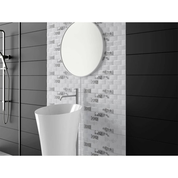Плитка Cersanit Indira White Satin 20x60 см