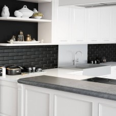 Клінкер Cerrad Foggia Elewacja Nero 6,5x24,5 см