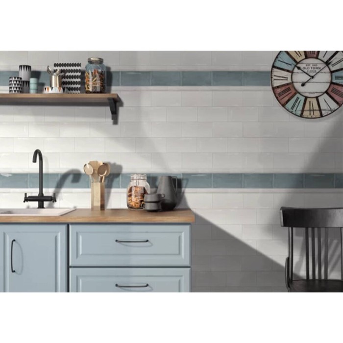 Плитка Monopole Ceramica Mirage White Brillo 7,5x15 см Плитка Monopole Ceramica Mirage White Brillo 7,5x15 см