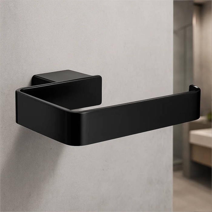 Тримач для туалетного паперу Emco Loft 0500 133 01 без кришки чорний матовий